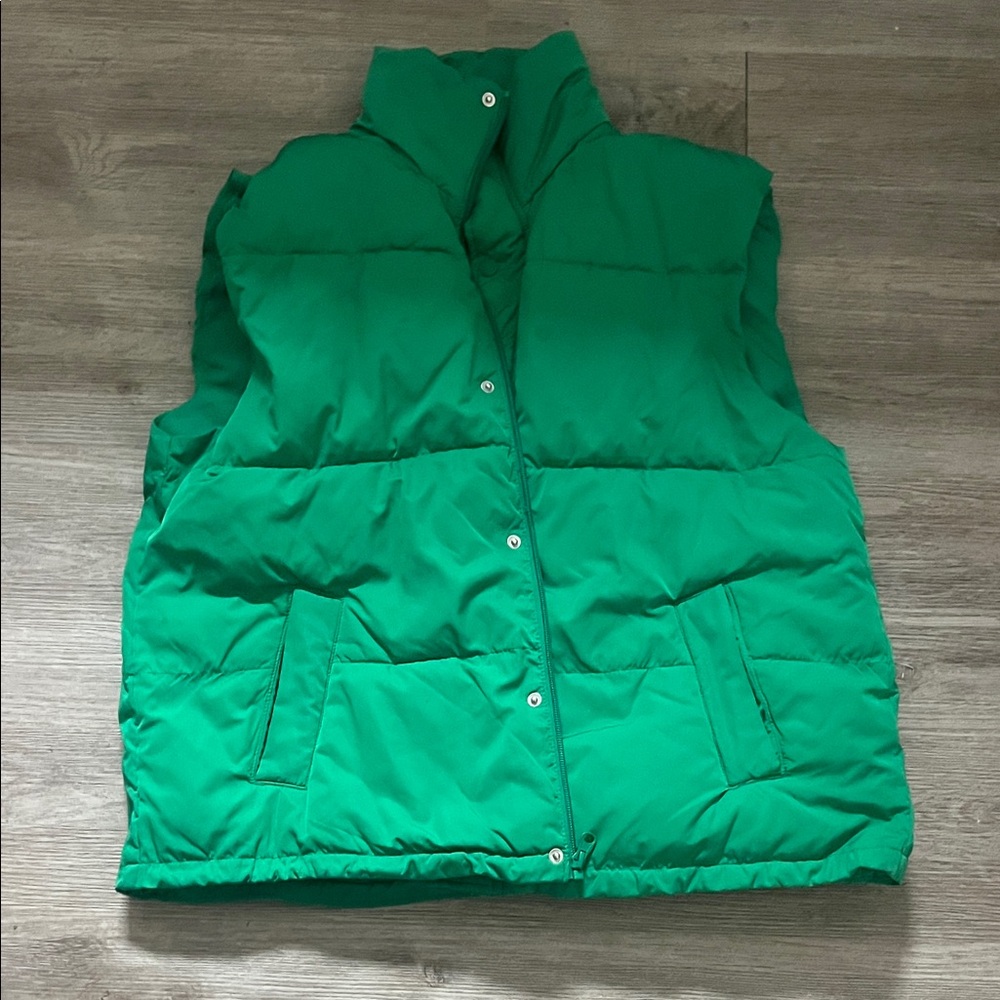 Target Green Puffer Vest